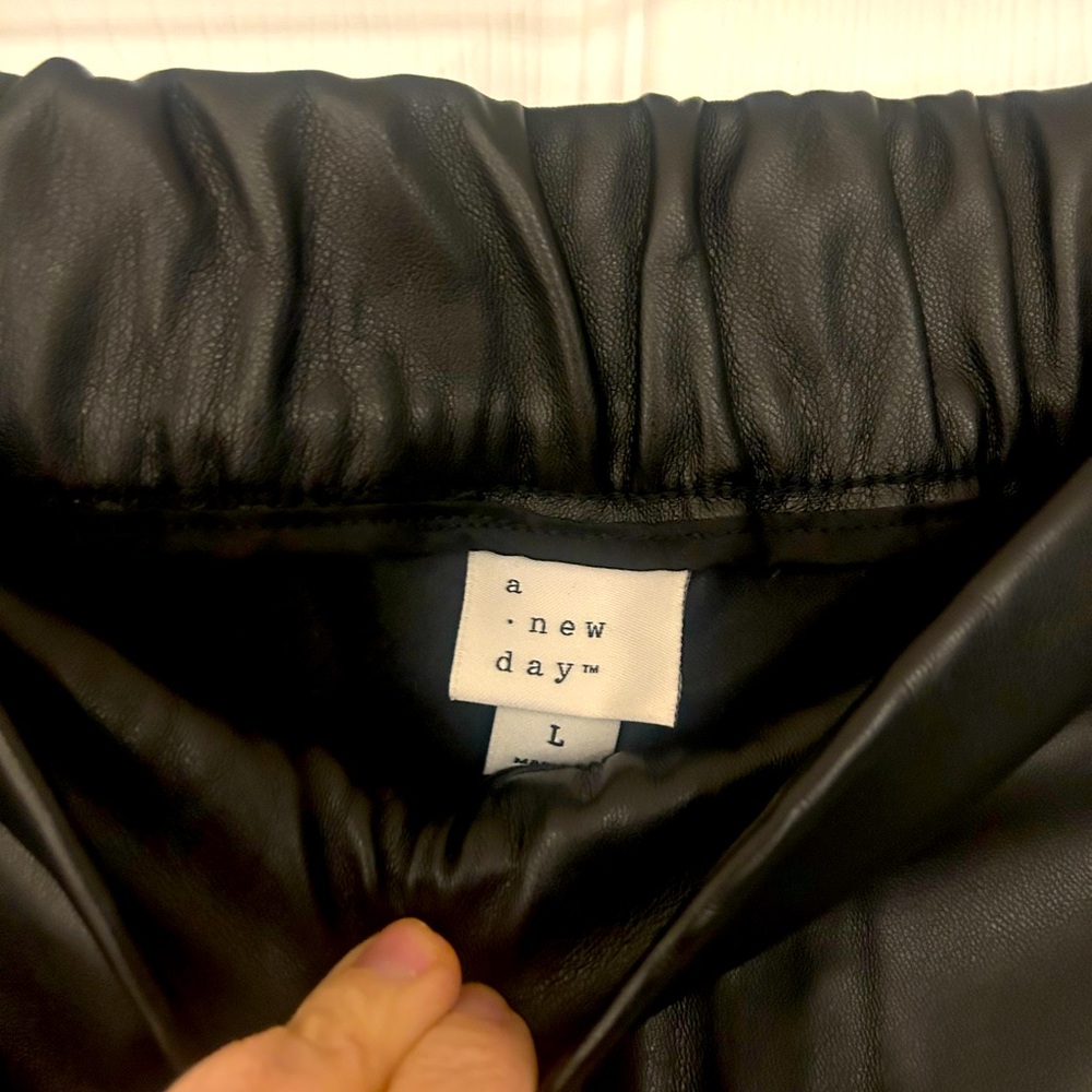 3 for $15 - Bundle 3 items and save - New Day pleather pants in black color